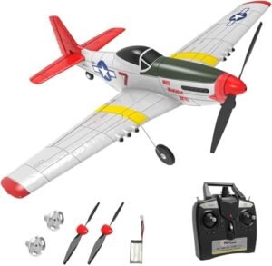 Top Race Foam Cessna RC Plane 4 Channel Ready to Fly Remote Control Airplane for Adults with Propeller Saver 14x15 Inch