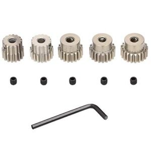 Globact 48DP 3.175mm 16T to 20T Pinion Motor Gear Set for JMB RC Jets and 1/10 RC Cars