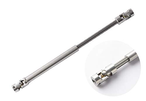 RZXYL Universal Stainless Steel Drive Shaft for Dodge Challenger RC Car Gas 1/10 Axial SCX10 D90 Upgrades Accessories 140mm to 250mm