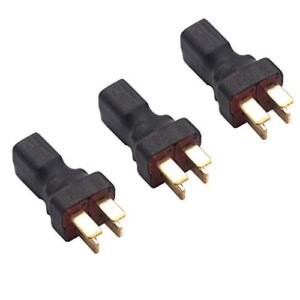 Vgoohobby RC T Plugs Parallel Connector 1 Female to 2 Male T Plug Adapter for RC Quadcopter Airplane Car Lipo Battery Check RC Willey Furniture Store Hours