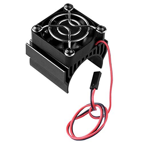 HobbyPark Aluminum Heat Sink with 5V Cooling Fan Compatible with 540 550 3650 Size Brushless RC Truck Engine Motor