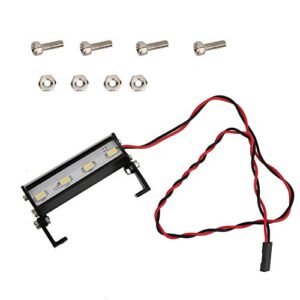 RC Super Cub Plans 4LED Super Bright Roof Light Bar for Traxxas Redcat ECX 1/18 1/16 1/10 Scale Off Road Vehicles