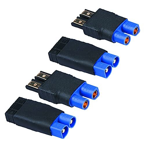 Nobranded 2Pairs EC3 Male Female RC Battery Charger Adapter Connector for RC Outrigger Hull Slash Rustler Stampede Bandit E Revo