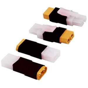YLP 4pcs XT60 to Tamiya Male Female Connector Adapter for NiCd NiMH Dynamite Packs 2 Pair