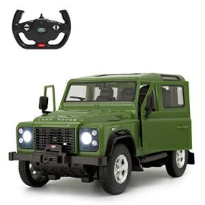 RASTAR Land Rover Defender RC Car 1/14 Scale Remote Control Toy Model with RC Land Yacht Plans