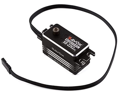 Savox SB2262SG Monster Torque Low Profile Steel Gear Servo for Tonka Mighty Monster RC Steel Dump Truck 0.08sec 347.2oz at 7.4V