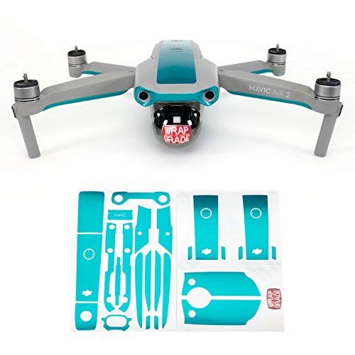 Wrapgrade Skin Compatible with DJI Mavic Air 2 Accent Color B Caribbean Blue Perfect for B 29 Bomber RC Plane Enthusiasts