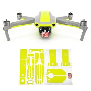 Wrapgrade Skin Compatible with DJI Mavic Air 2 Accent Color B NEON Yellow RC 20 Retro Color Discount Code
