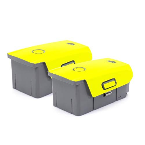 Wrapgrade Skin for DJI Mavic Air 2 and Air 2S Batteries Neon Yellow Perfect for Storing NiMH RC Batteries