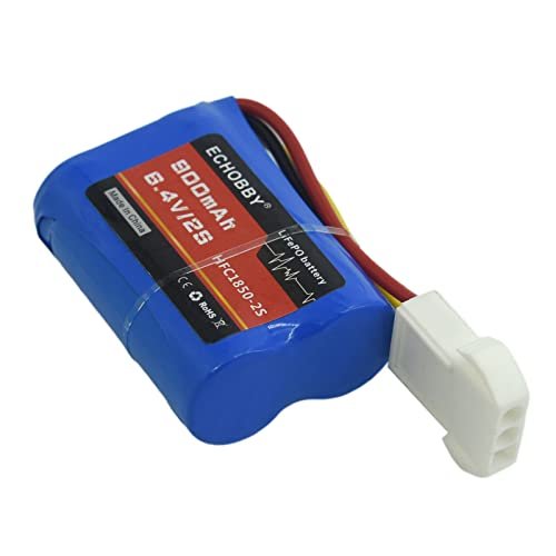 ECHOBBY 6.4V 2S 900mAh LiFePO Battery Pack for Dumas Scarab RC Boat Racing Car Speed Boat