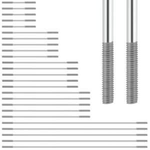 Rustark 25 Pcs M3 304 Stainless Steel Pushrod Connector Set for Turbine RC Helicopter DIY Models 45mm 75mm 100mm 120mm 200mm