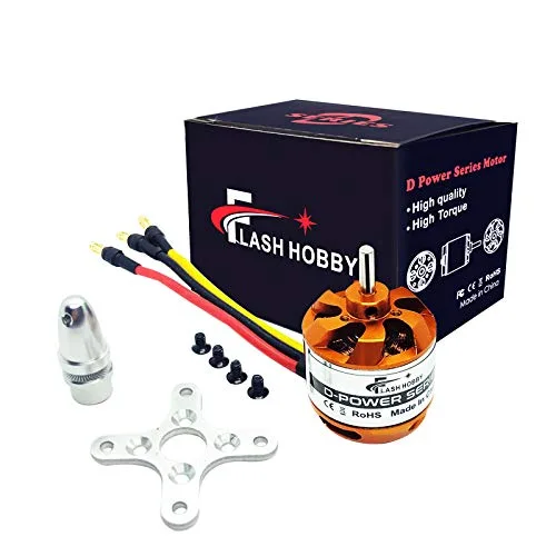 FLASH HOBBY D2826 2200KV Brushless Motor for RC Plane Helicopter Aircraft Drone Multicopter