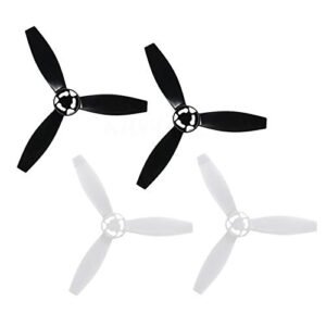 Parrot Bebop 2 Drone Replacement Propellers White Black Plastic Props I136217