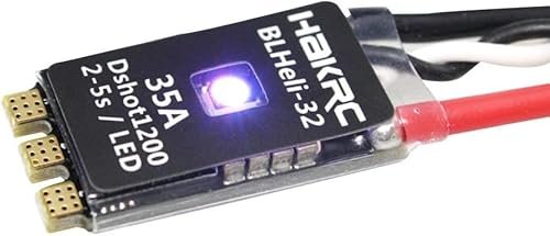 HAKRC BLHeli_32 Bit 35A 2-5S ESC with Built-in LED and Dshot1200 Multishot Support for FPV RC Drone Aircraft Parts Accessory Perfect for RC Willey Furniture Meridian Idaho Enthusiasts