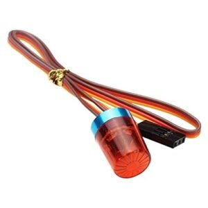 Occus Parts RC Model Semi Trucks LED Rotating Beacon Light Flashing Red for Trucks Crawlers Toy Accessories