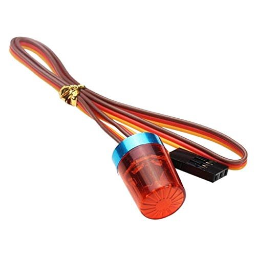 Occus Parts RC Model Semi Trucks LED Rotating Beacon Light Flashing Red for Trucks Crawlers Toy Accessories