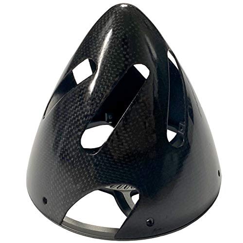 XOAR RC Carbon Fiber Spinner for 2-Blade Propellers Electric RC Fixed-Wing Model Airplanes (82mm, Tractor)