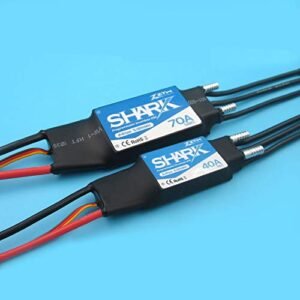 Parts & Accessories 1PC 30A 40A 50A 60A 70A 80A Brushless ESC Water-Cooled Two-Way Waterproof ESC 2S 4S 6S ESC Speed Controller for RC Boats Parts - (Color: 40A no Plug)