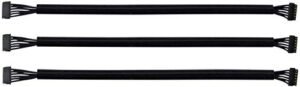 Occus Parts & Accessories 1/2/3 pcs 70mm 150mm 200mm 300mm 400mm 500mm Super Soft high Flexible Silicone Brushless Motor Sensor Wire Cable for RC ESC Car - (Color: 3 pcs 500mm)