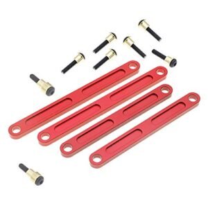 CODA RACING RC Alloy Front Rear Camber Link Set for Traxxas 1 10 Rustler Stampede Slash 4X4 4WD Replaces Part 3641