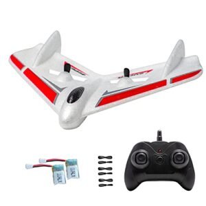 OTTCCTOY Galloping Ghost RC Plane Remote Control Airplane RTF 2CH with 2 Batteries for Indoor Outdoor Fun