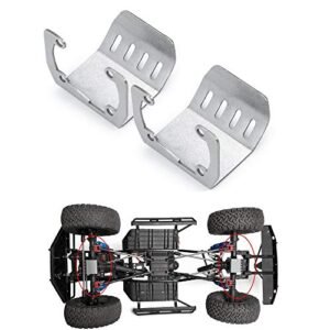 RCLIOLN Stainless Steel Skid Plate Axle Protection Plate for Axial SCX10 II 90046 Upgrades 1/10th RC Crawler Car