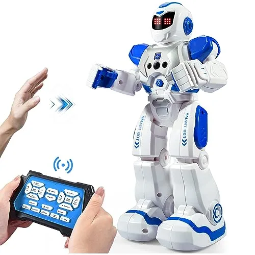 Zosam RC Plane LED Light Controller Intelligent Programmable Robot Toy for Kids with Gesture Sensing and Remote Control