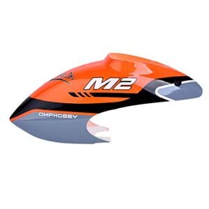 Thunder Tiger Raptor 30 V2 RC Helicopter Canopy Set Cham Orange OSHM2040 Original Replacement Parts