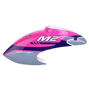 OMPHOBBY M2 V2 RC Helicopter Canopy Set Purple OSHM2119 Replacement Parts for RC Helicopter Austin Texas Enthusiasts