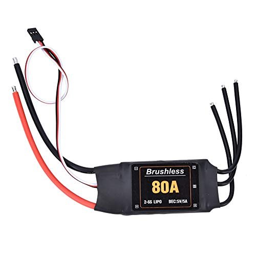 Vbest Life RC Plane Field Equipment 2 6S Brushless ESC Speed Controller 80A with Low Voltage Protection