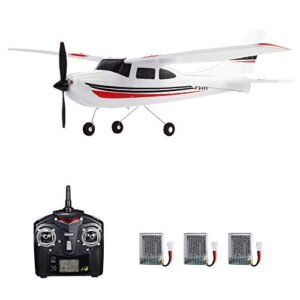 GoolRC WLtoys F949S RC Airplane with 3 Batteries RC Plane Batteries Explained 2.4Ghz 3CH Gyroscope EPP Remote Control Aircraft