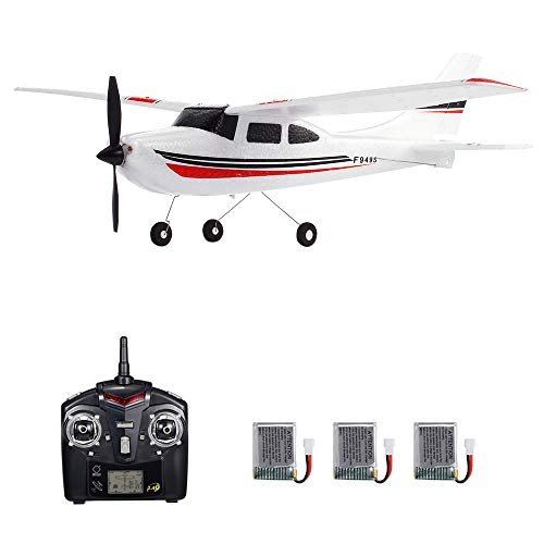 GoolRC WLtoys F949S RC Airplane with 3 Batteries RC Plane Batteries Explained 2.4Ghz 3CH Gyroscope EPP Remote Control Aircraft