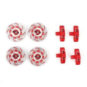 TRAXXAS 1 7 RC Car Aluminum Alloy Wheel Brake Disc Upgrade Part for Unlimited Desert Racer UDR Red