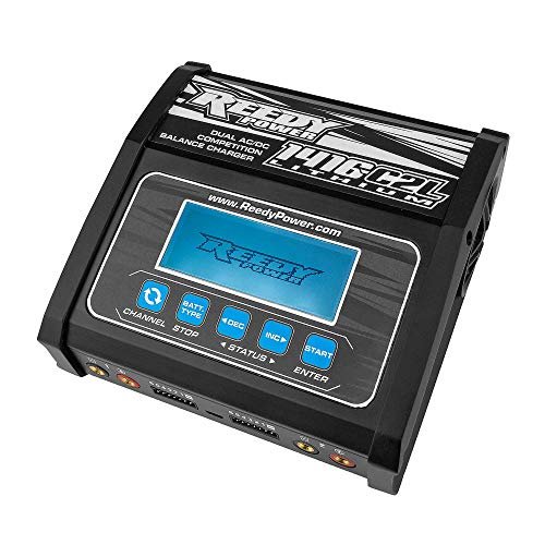 Team Associated Reedy 1416 C2L Dual AC DC Comp Balance Charger ASC27203 for RC Comp Drag Wheels