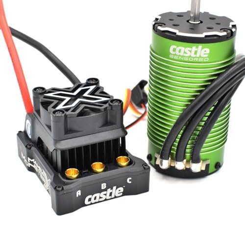 Castle Creations Mamba Monster X 8S RC PWM Motor Control with 1717 1650KV Sensored Motor