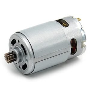 Fielect 550 Electric Motor 12 Teeth 18V Gear Motor for Fat Wheels RC Car and Power Wheels Replacement Parts