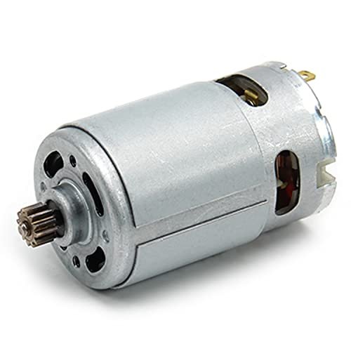 Fielect 550 Electric Motor 12 Teeth 18V Gear Motor for Fat Wheels RC Car and Power Wheels Replacement Parts