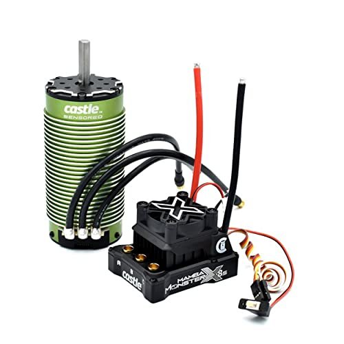 Castle Mamba Monster X 8S 33.6V ESC with 2028 800KV Sensored Motor Exploring RC Motor Sensored vs Sensorless