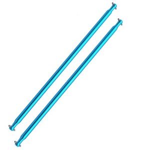 2Pack Share Goo Metal Centre Drive Shaft DogBone 157mm 03003 Heavy Metal RC Truck Upgrade Part Compatible with HSP 94103 94123 1 10 RC 4WD Model Car Truck Buggy Blue