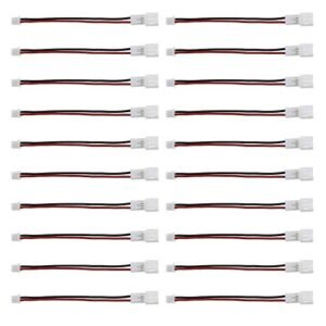20Pcs Micro JST 1.25 Female to JST PH 2.0 Male Battery Connector Plugs Ideal for RC Engine Porting and Charger Boards