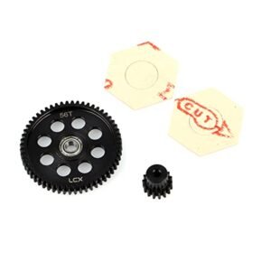 LCX Racing 1/10th RC Crawler Car Hardened Steel 32P 56T Spur Gear with 15T Pinion Gear for Axial SCX10 II 90046 RR10 Bomber Nitro RC Car On Road Racing Specialists Sydney