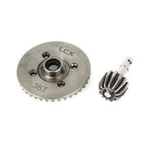 LCX Racing 1 10th RC Crawler Car Heavy Duty Bevel Gear Set 38T 13T with Differential Gears for Axial Wraith Compatible with Emulsion Shocks RC