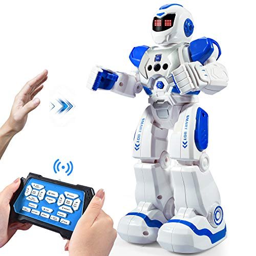Onadrive Intelligent Programmable Robot with Gesture Sensing for Kids Blue Toys and More RC Hobby Store