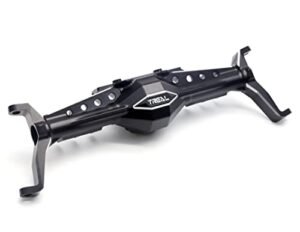 Treal Capra Solid Axle RC Truck Front Axle Housing CNC Solid Billet Aluminum 7075 One Piece Design Black