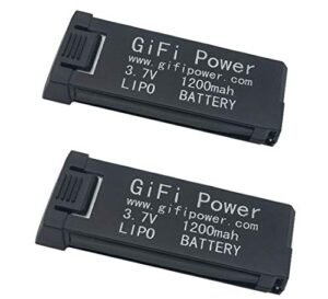 Upgrade 3.7V 1200mAh Lipo Battery Replacement for Eachine E58 E58S168HY019 Drone 2 Pack