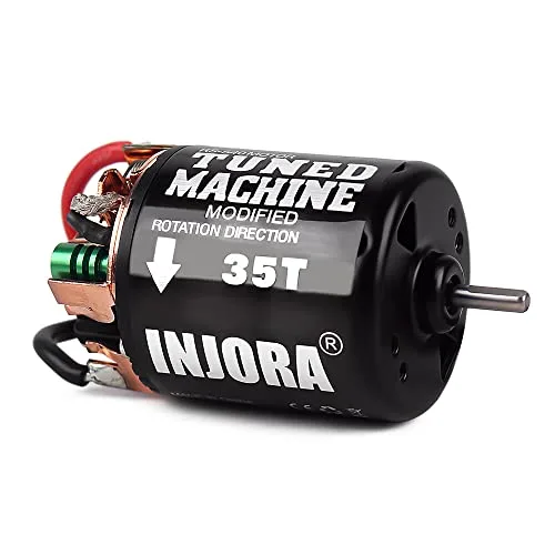 INJORA 540 Brushed Motor 35T Waterproof Monster RC Motor for 1/10 RC Crawler Car Axial SCX10 Pro SCX10 AXI03007 90046 TRX4 D90