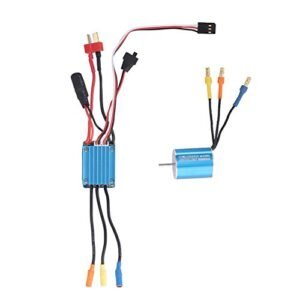 Brushless RC Motor 2430 7200KV 4P Sensorless with 25A ESC Ideal for RC Moore Trucking Maine Enthusiasts