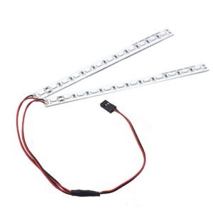 Vgoohobby RC 24Leds Chassis Light Aluminum Decorative Dazzle LED Strip Compatible with ZD Racing RC Truck HSP HPI Recat Racing 1/8 1/10 RC Car Crawler Buggy Blue