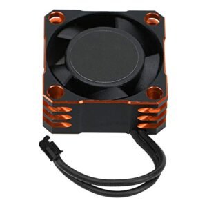 VGEBY 1/12 Scale RC Wheels Compatible Cooling Fan 25x25MM 32000RPM Aluminum Heat Dissipation for Remote Control Vehicles