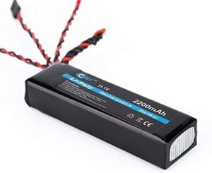 Beacon Pet 11.1V 2200mAh 8C 3S Li-Poly Li-Po RC Battery Rechargeable Lithium for JR FUTABA Flysky FS-TH9X Transmitter （1Pcs）
